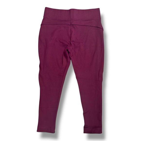 Seven7 Purple Maroon Leggings Form-Fitting Stretchy Bottoms Sz XL - Picture 4 of 10